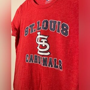 MLB ladies St. Louis Cardinals glitter tee size SMALL